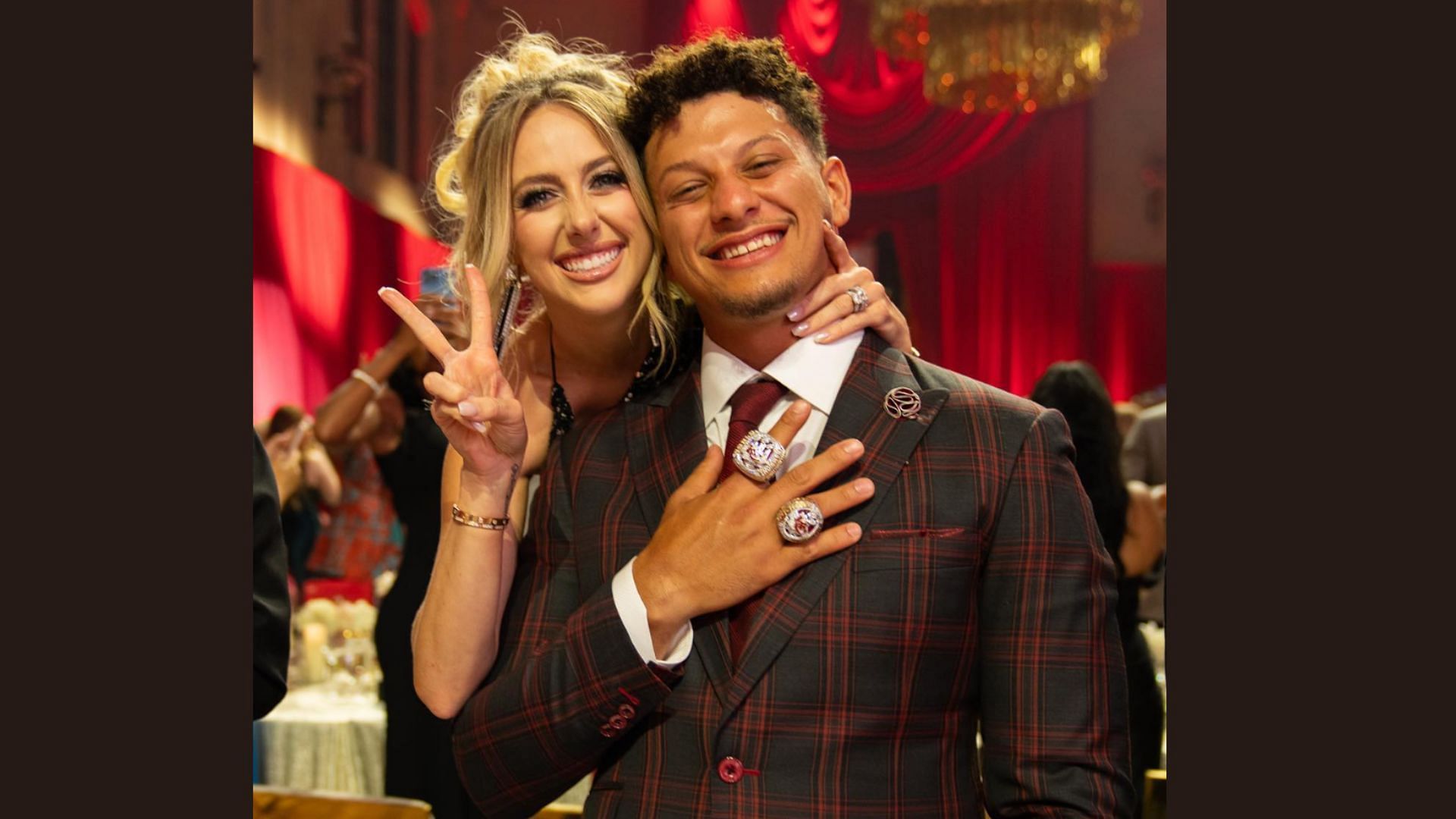 Patrick Mahomes celebrates Super Bowl ring with a massive diamond for his  girlfriend