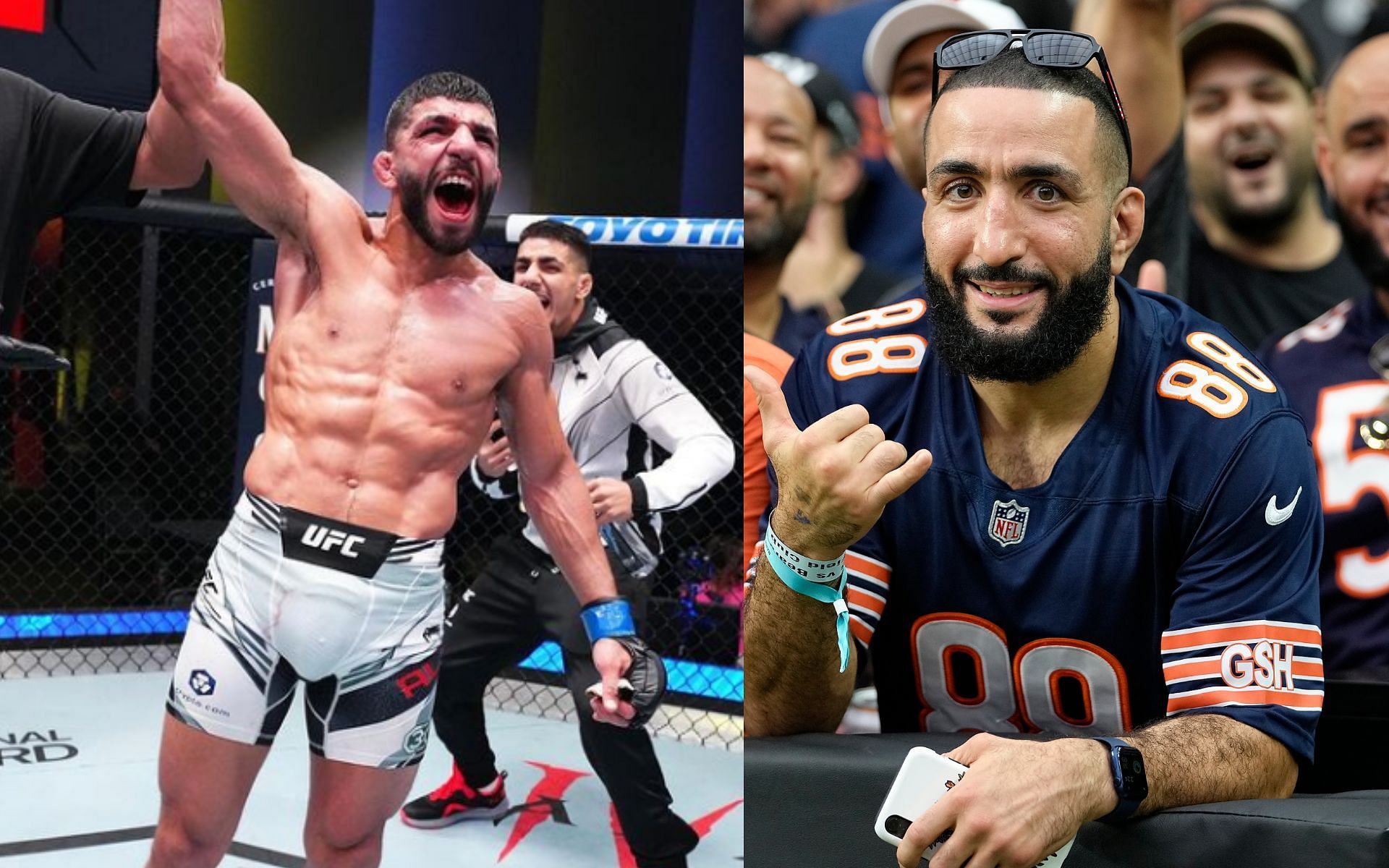 Amir Albazi (Left) and Belal Muhammad (Right) [Images via: @ufc on Instagram]