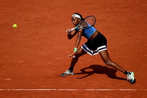 Cooc Gauff at the 2023 French Open.