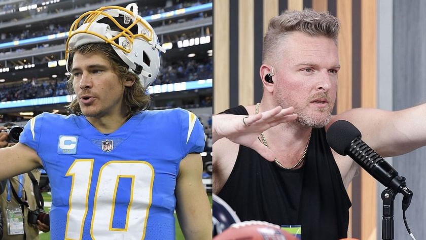 Pat McAfee rejects claims of Justin Herbert holding Chargers