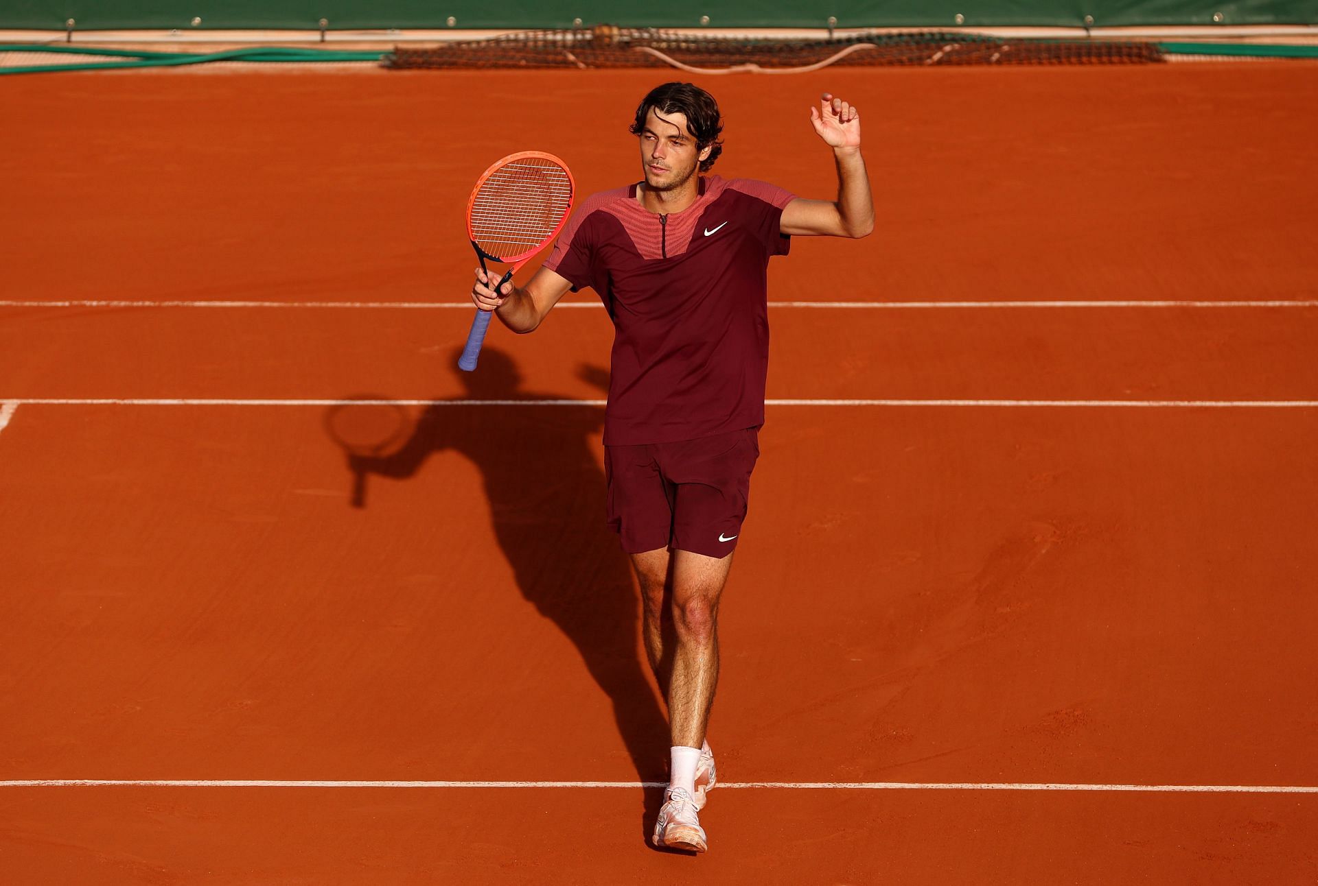 Taylor Fritz at the 2023 French Open.