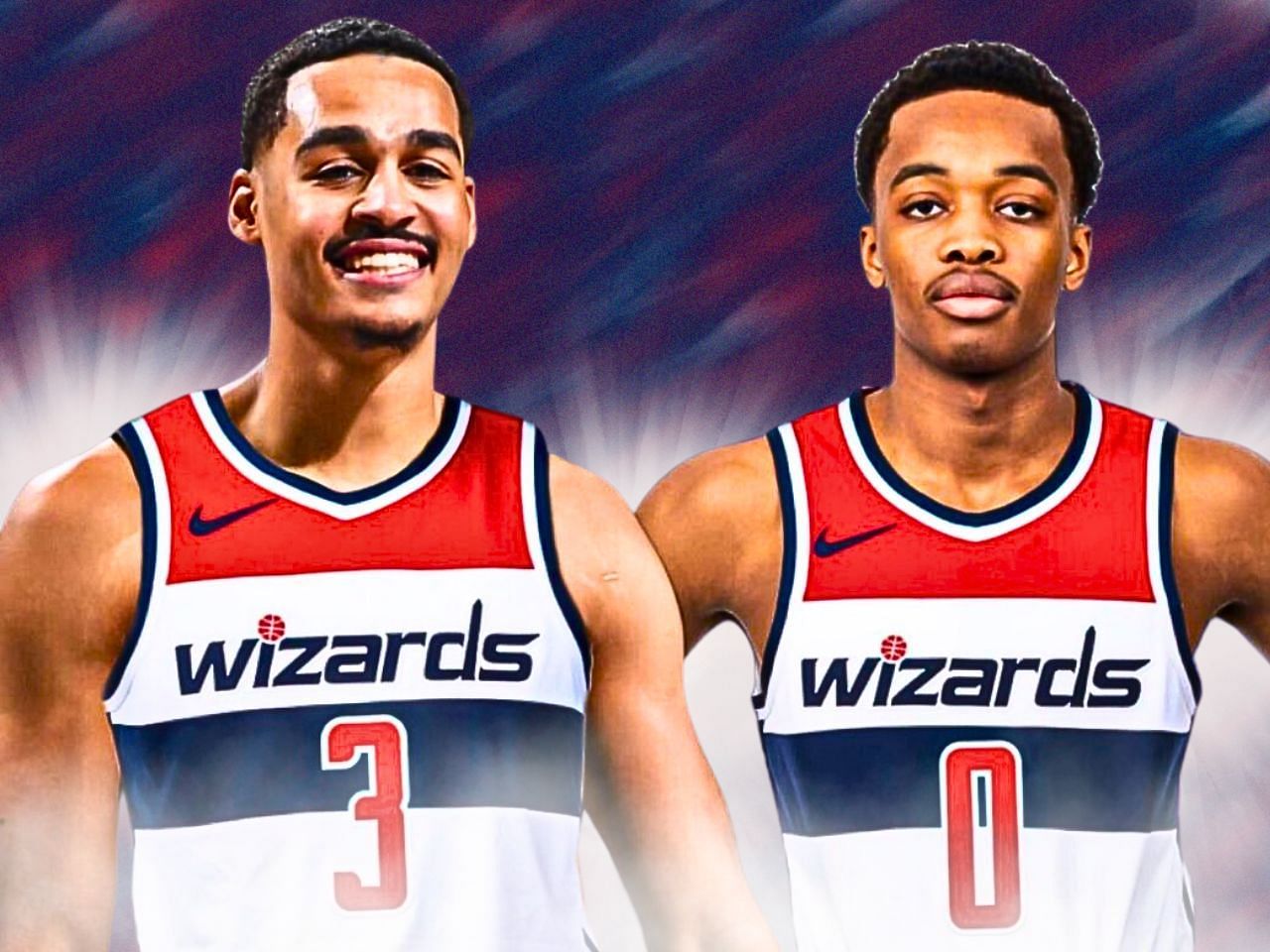 The Washington Wizards - Jordan Poole and Bilal Coulibaly