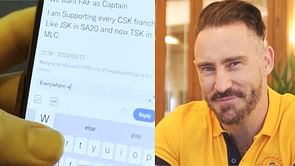Texas Super Kings announce Faf du Plessis as captain ahead of MLC 2023