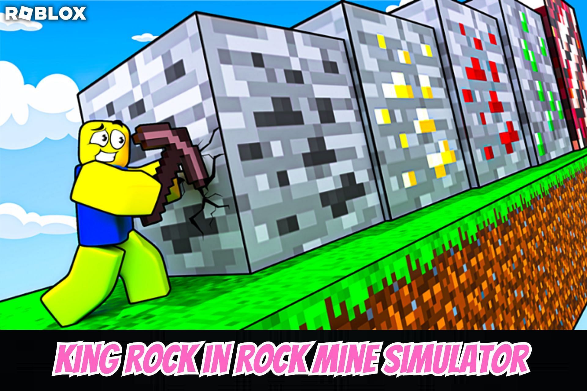 roblox King Rock in Rock Mine Simulator