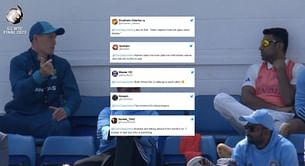 "Main captain hota to apko zarur khilata" - Fans react hilariously as Marnus Labuschagne joins Ravichandran Ashwin in the dugout during WTC 2023 final