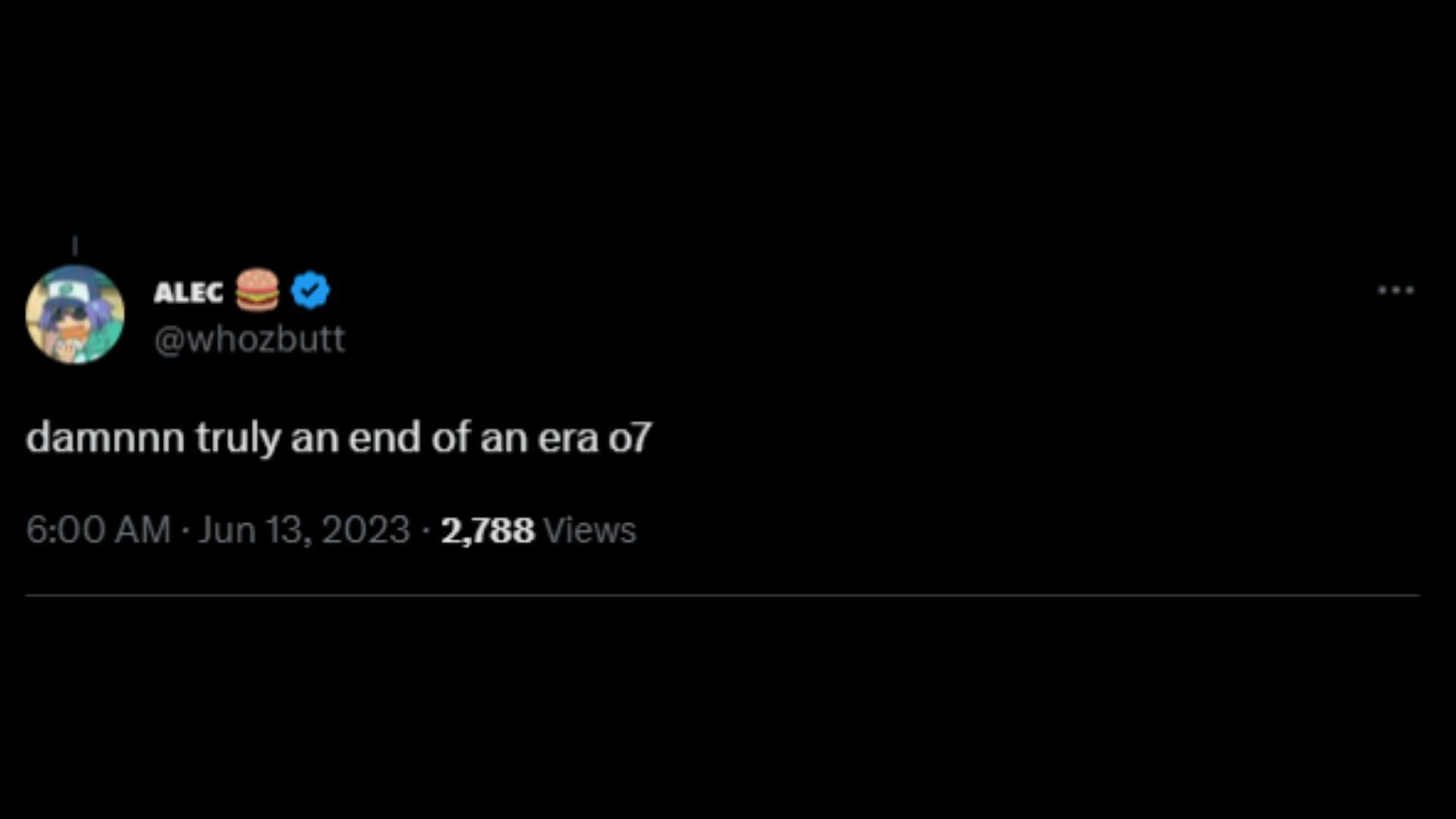 Screenshot of a Twitter user remarking on Sajak&#039;s retirement from Wheel of Fortune. (Photo via @PopCrave/Twitter)