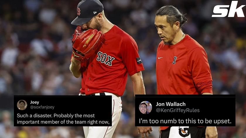 Boston Red Sox fans agitated as Chris Sale leaves game in fourth inning  after two medical visits: I'm too numb to this to be upset Such a  disaster