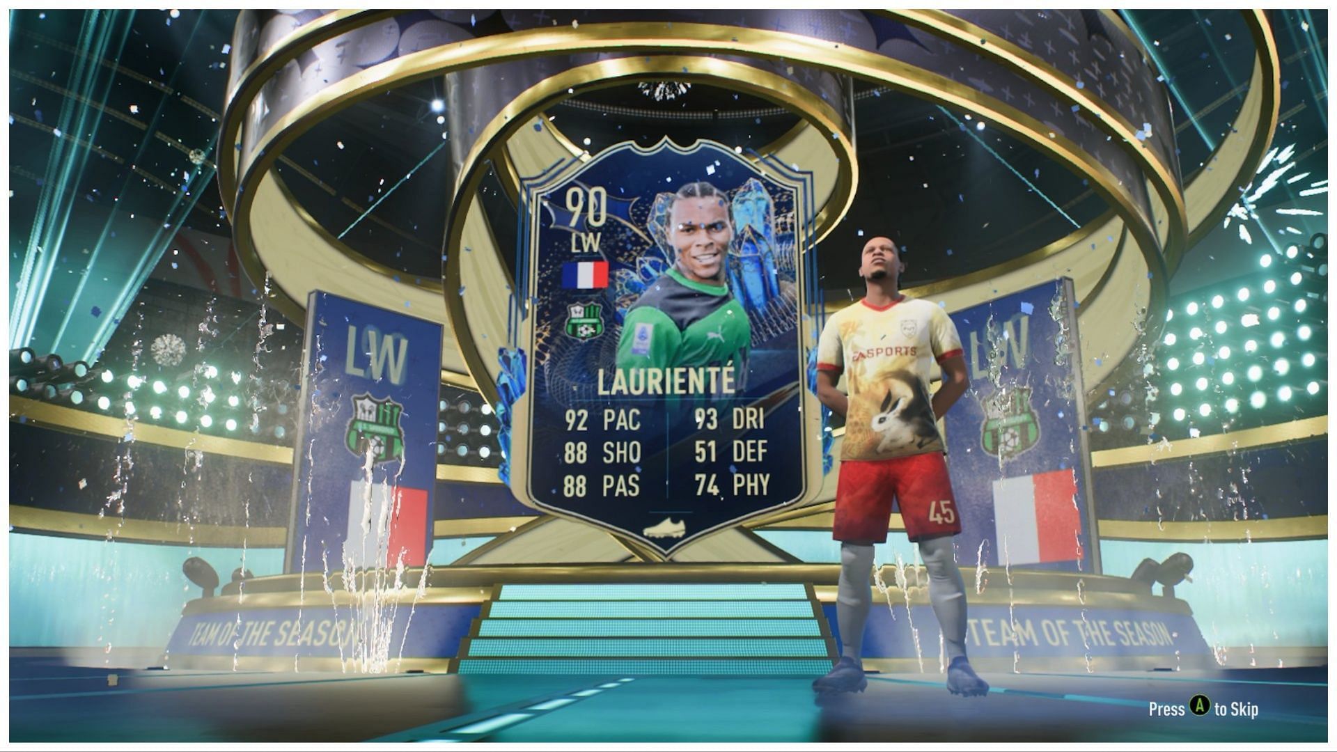 TOTS Lauriente is now live in FIFA 23 (Image via EA Sports)