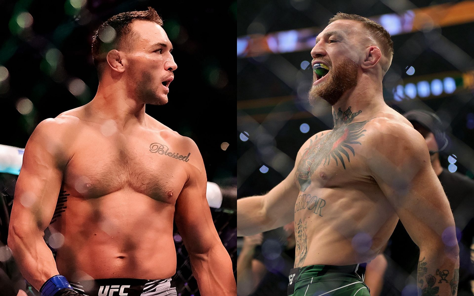 Michael Chandler (left), Conor McGregor (right)