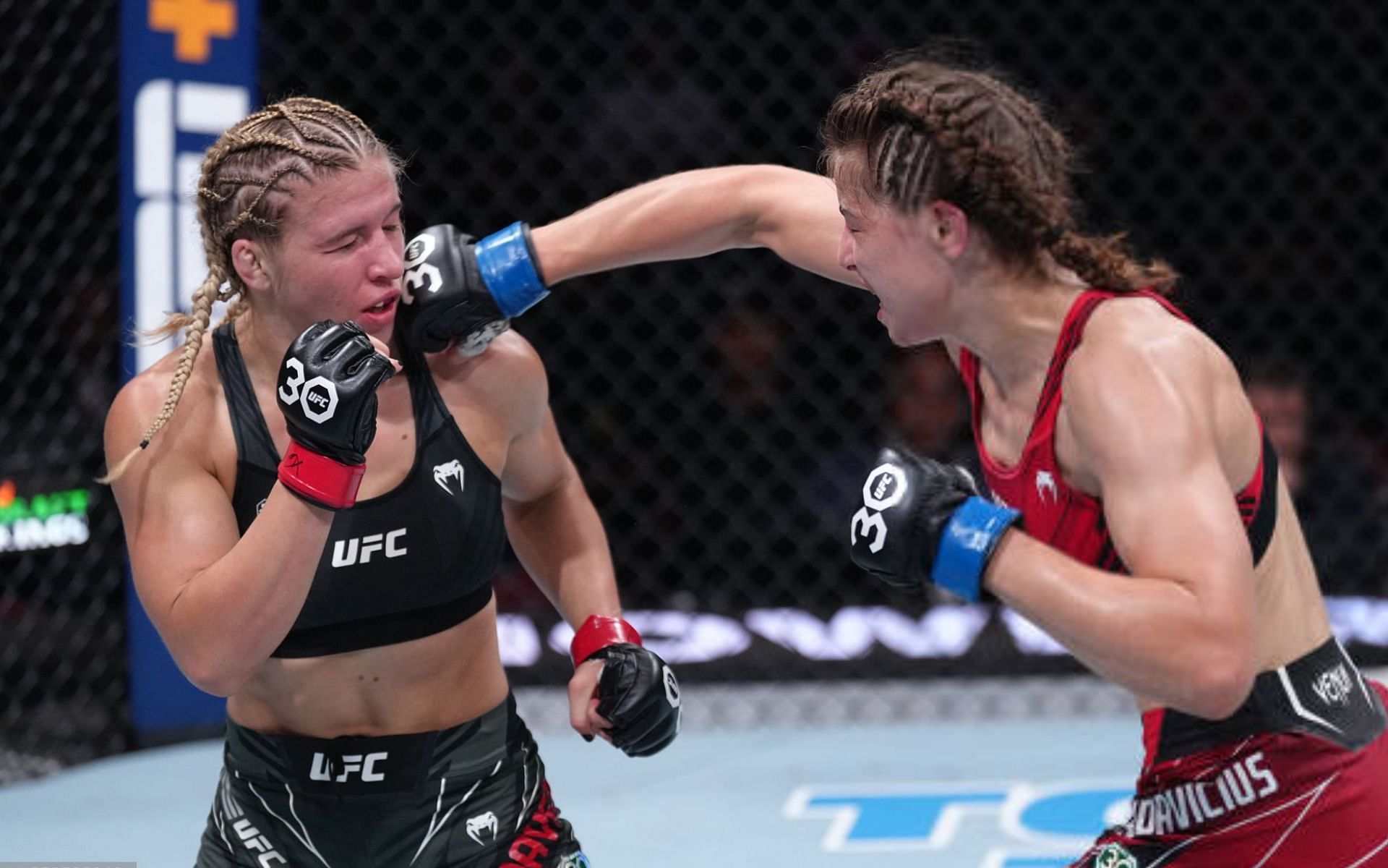 Miranda Maverick vs. Jasmine Jasudavicius at UFC 289 [Image courtesy: Getty Images]