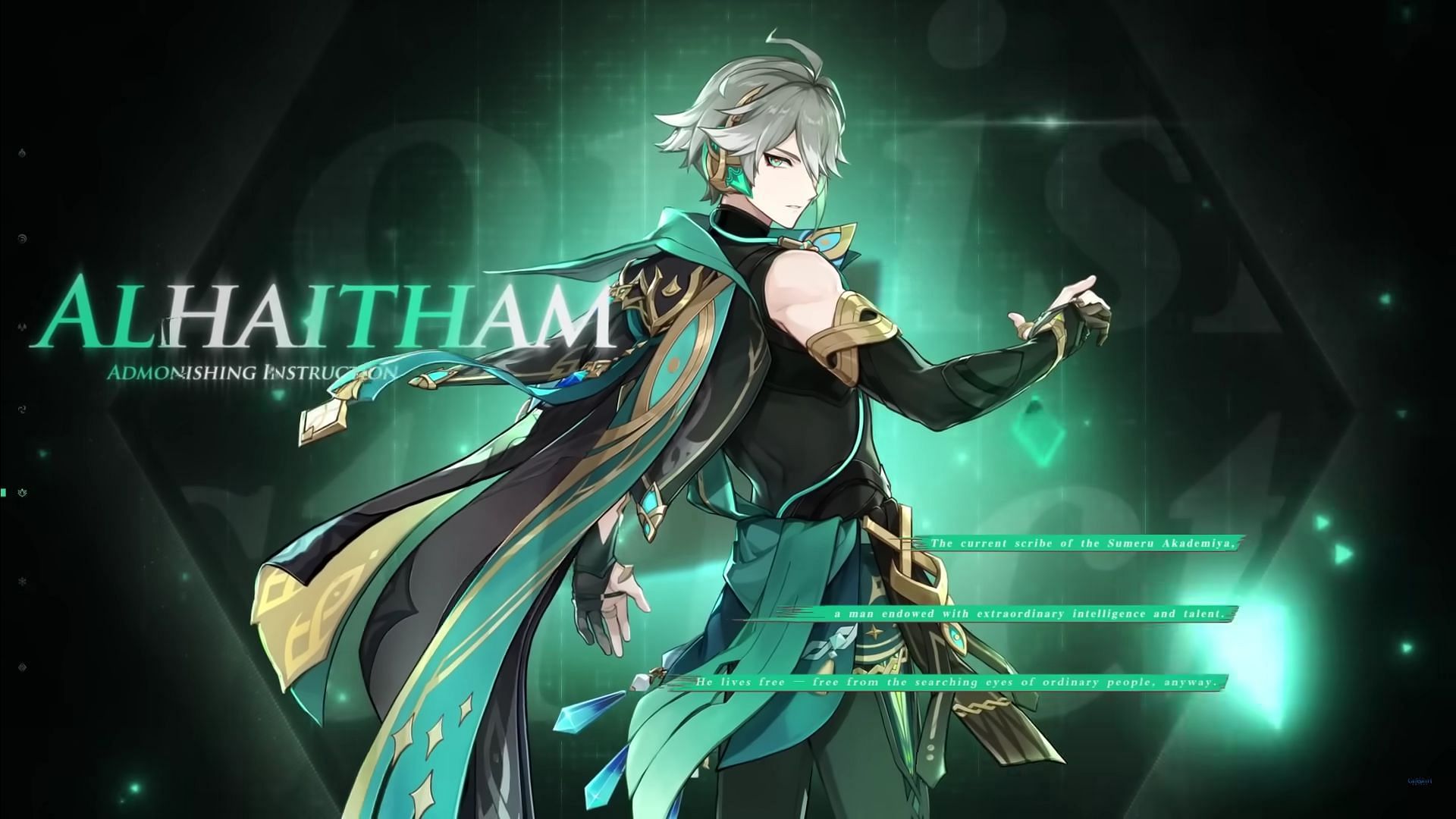 Alhaitham is a powerful Dendro main DPS unit (Image via HoYoverse)