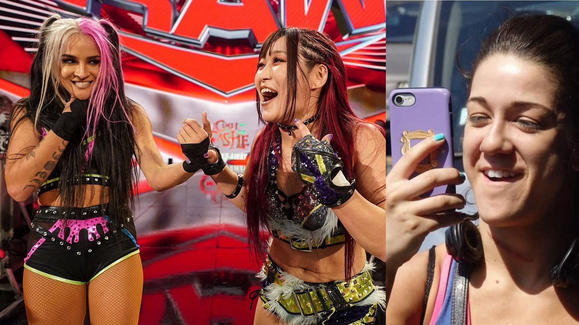 Dakota Kai, Iyo Sky and Bayley of Damage CTRL.