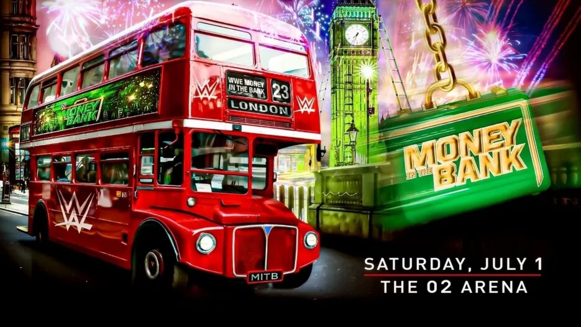 Money In The Bank is set to go down in London on July 1st.