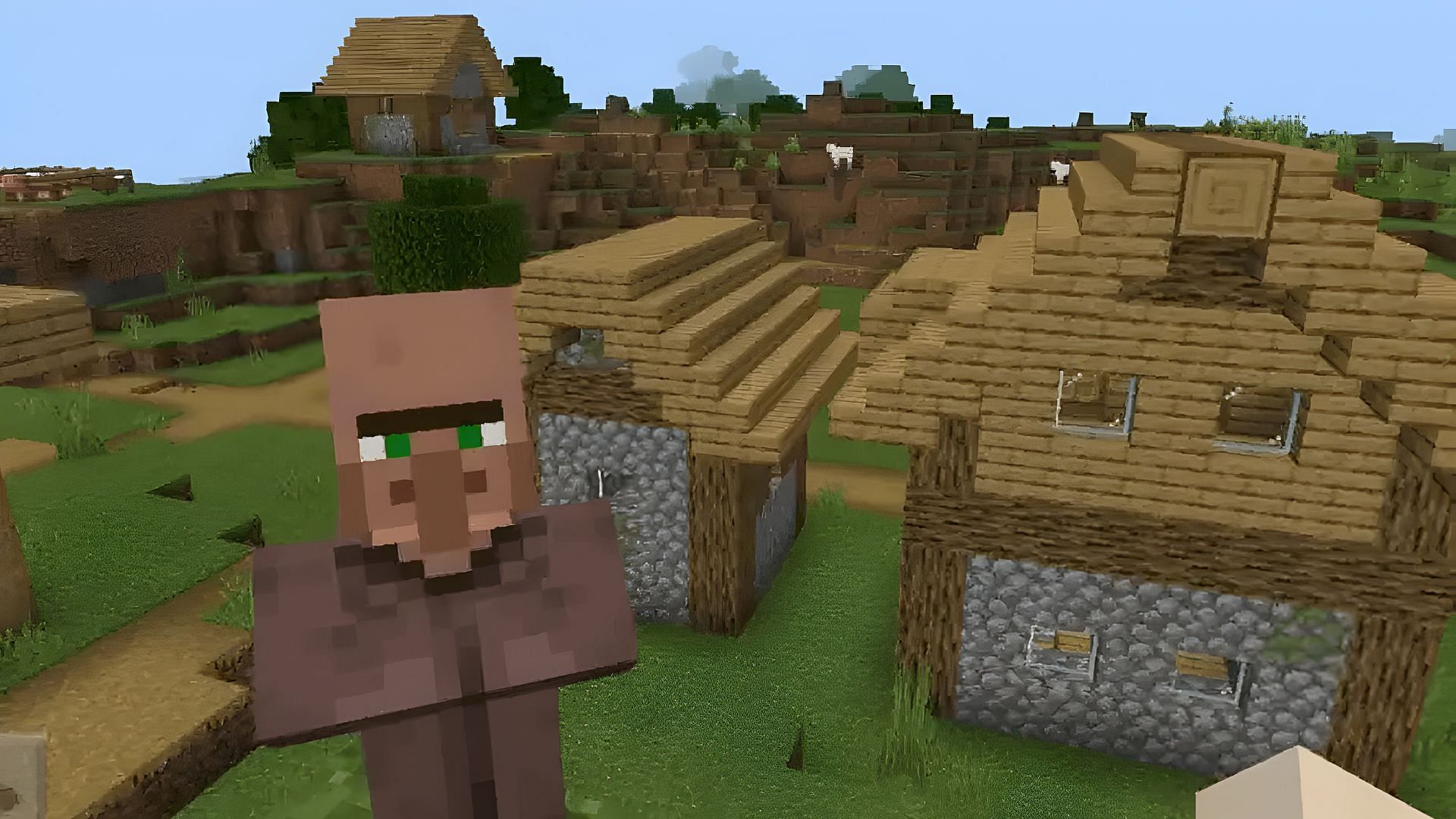Some Minecraft fans rather enjoy killing villagers and come up with interesting ways to do so (Image via Mojang)