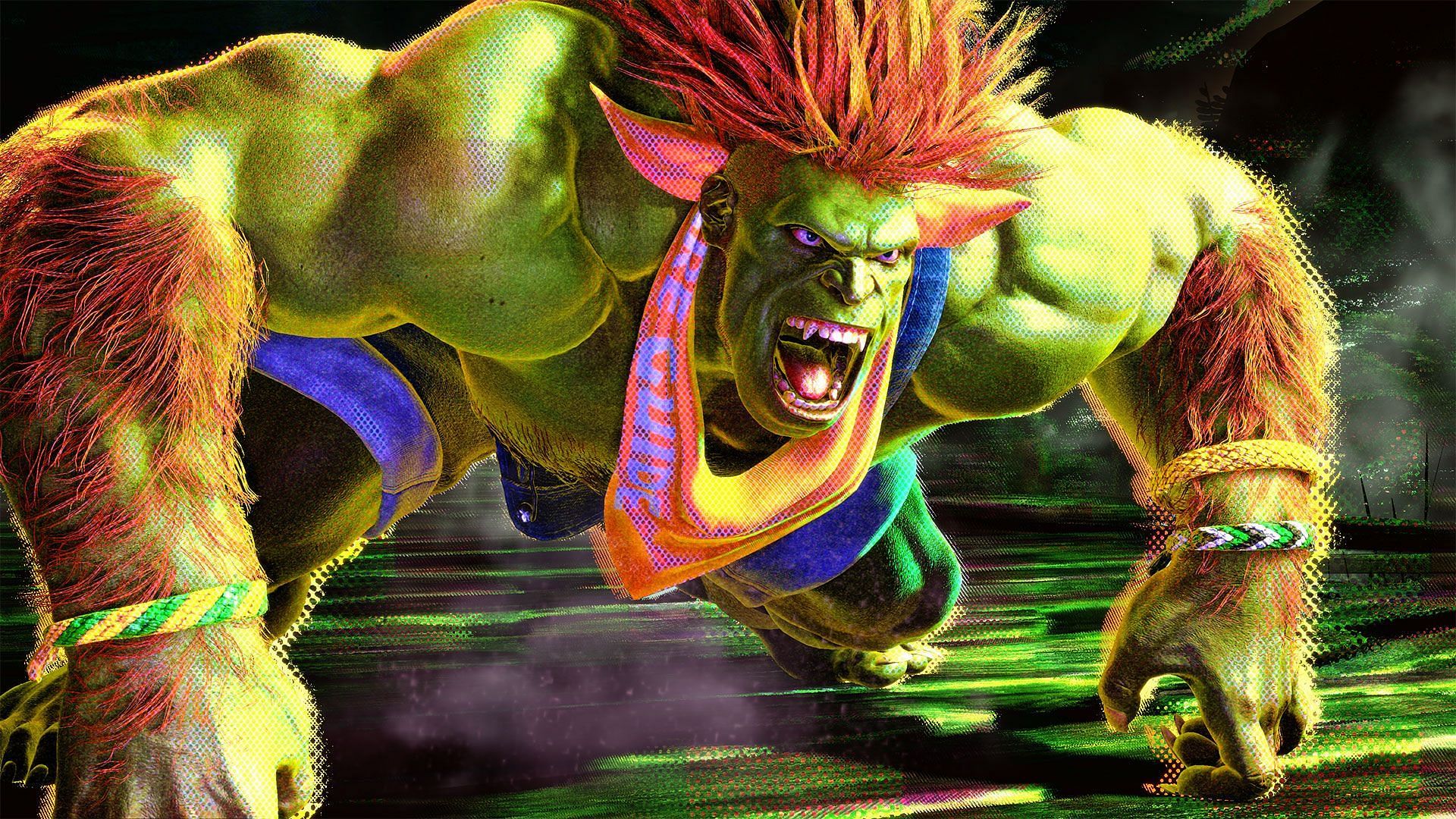 Blanka comes from Brazil with the ability to summon electricity (Image via Street Fighter)