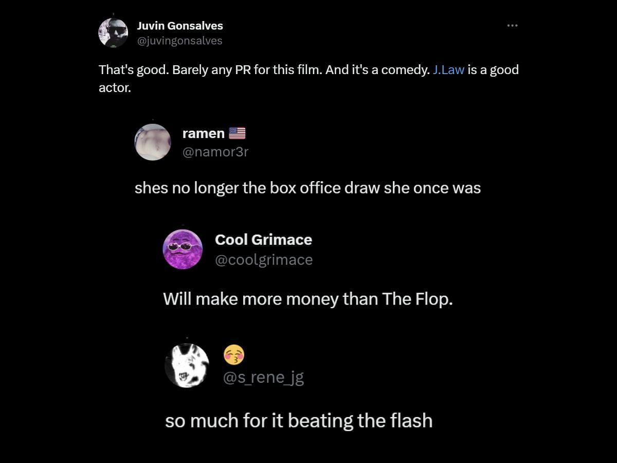Fans react to box office update, shared by DF. (Photo via Twitter/Sportskeeda)