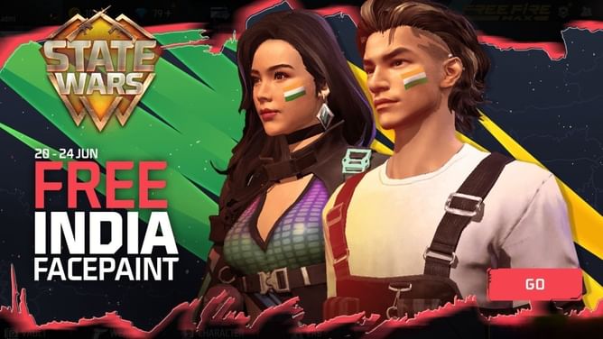 How to get free India Facepaint in Free Fire MAX