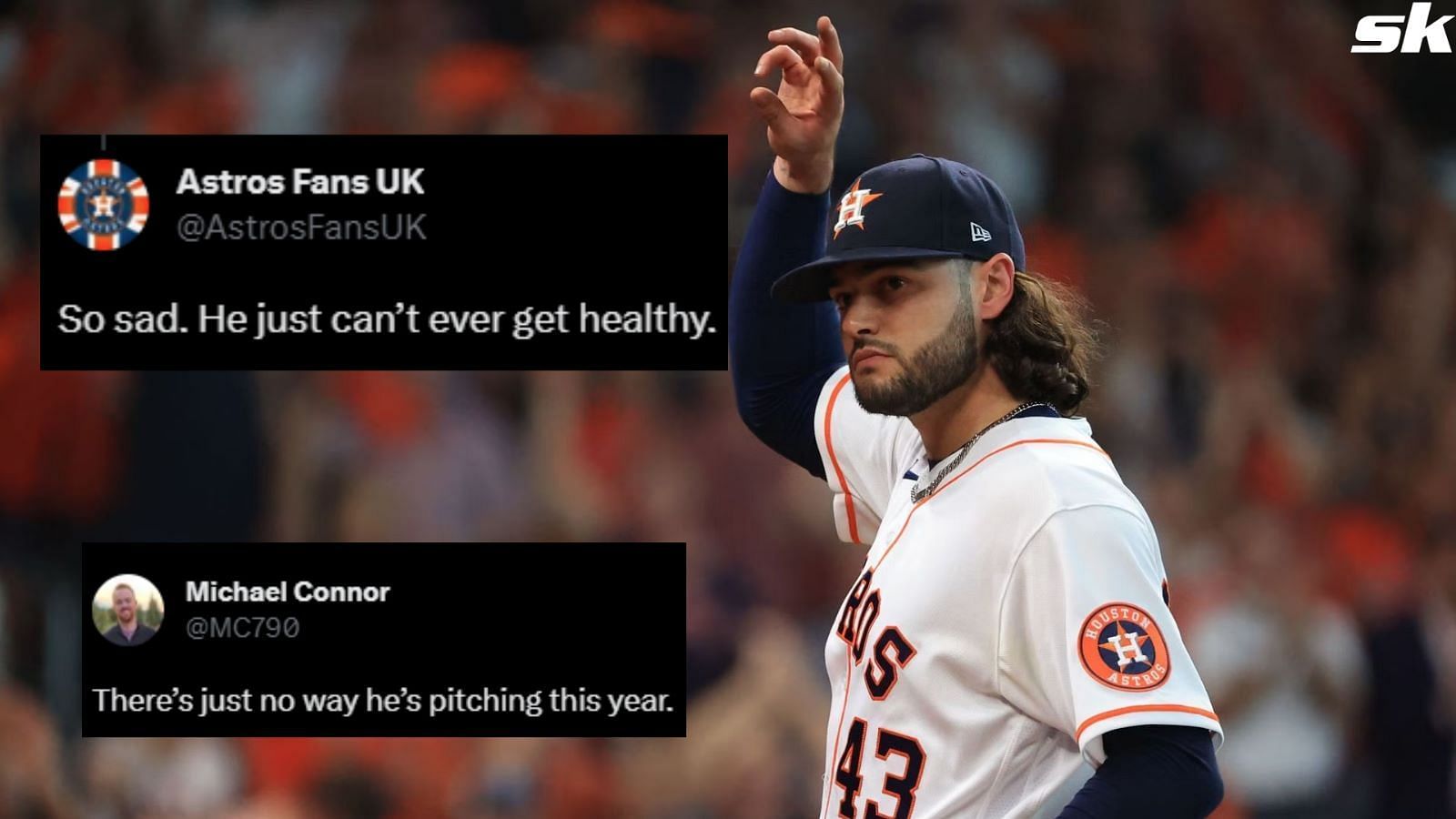 Houston Astros fans frustrated as pitcher Lance McCullers Jr. to undergo MRI after another injury setback