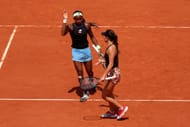 Coco Gauff and Jessica Pegula at the 2023 French Open.