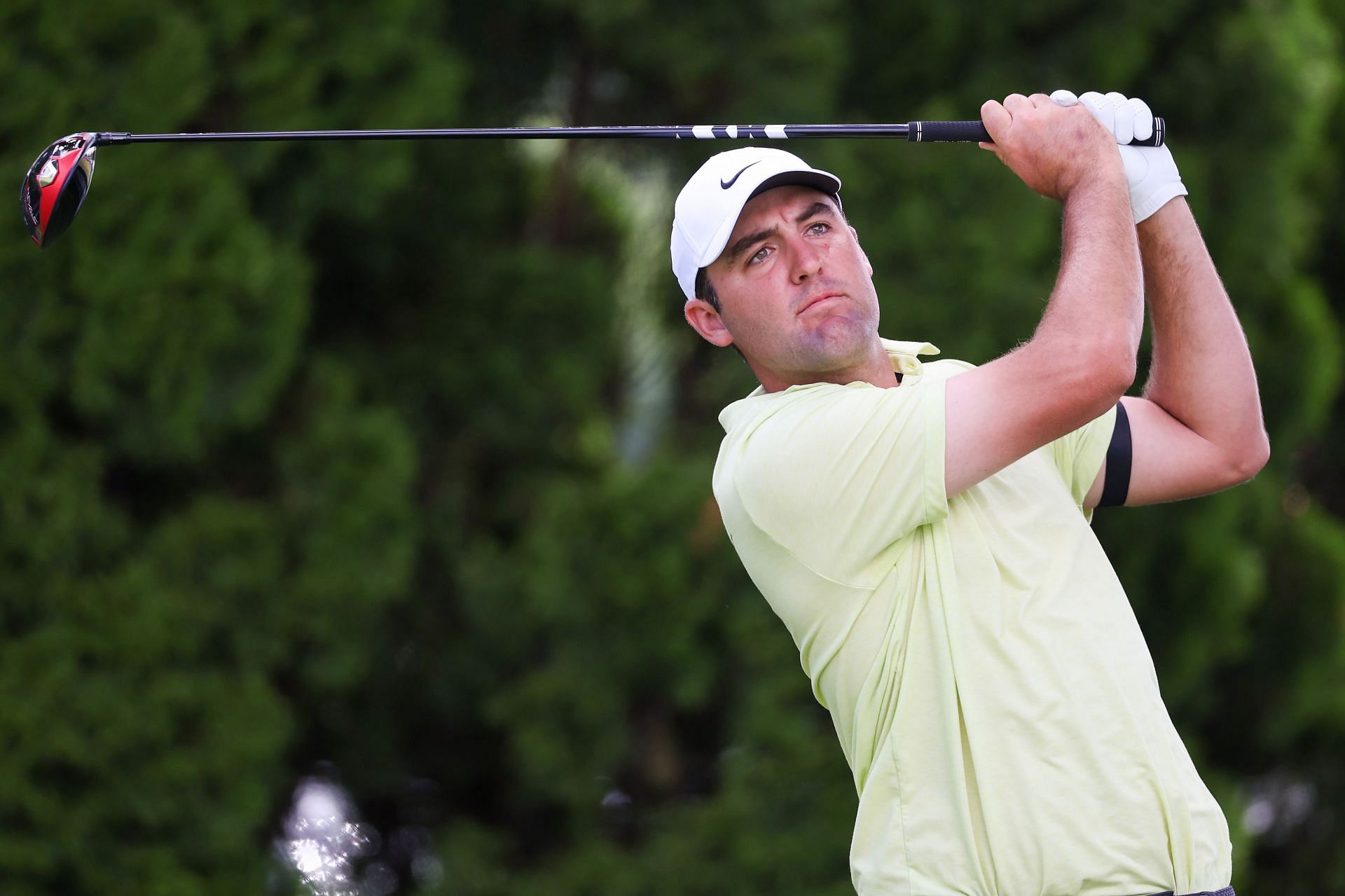 Scottie Scheffler at the Travelers Championship, Round One