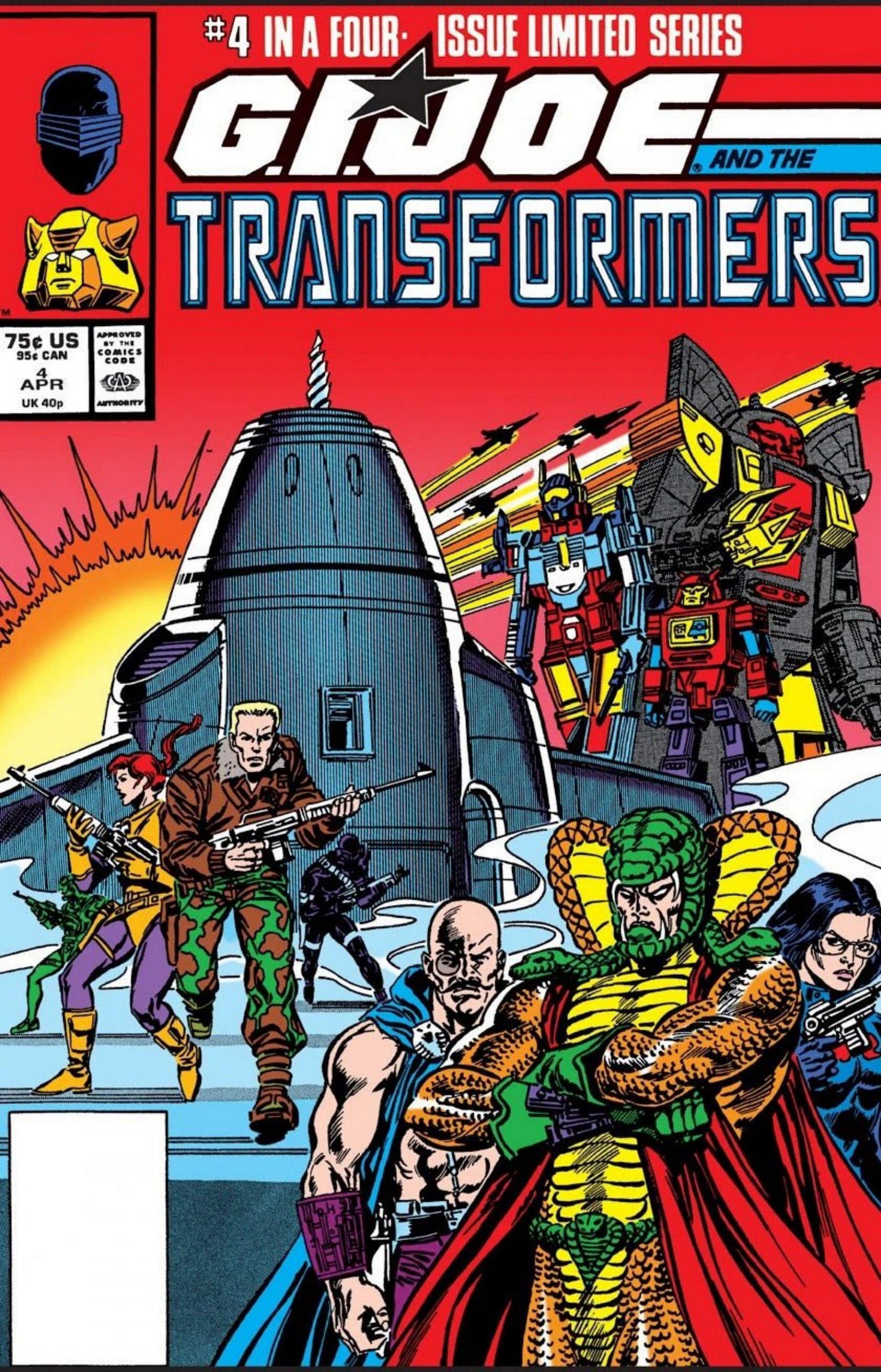 G.I. Joe and Transformers comic book cover (Image via Marvel Comics)