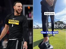 Watch: Steph Curry promotes his charity golf face off 'The Match' with Travis Kelce