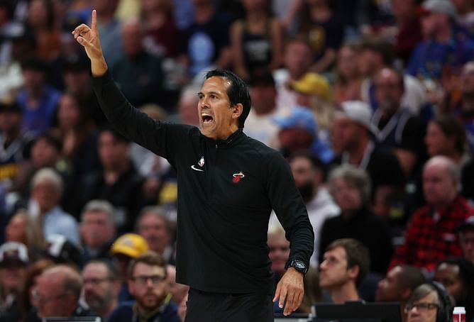 "That's the untrained eye"- Erik Spoelstra loses it at Ramona Shelburne after she asks a question about Nikola Jokic