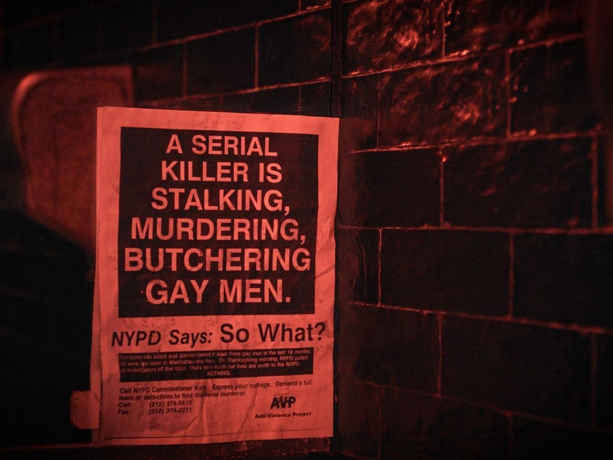 A poster for Last Call: When a Serial Killer Stalked Queer New York (Image Via Warner Bros. Discovery)