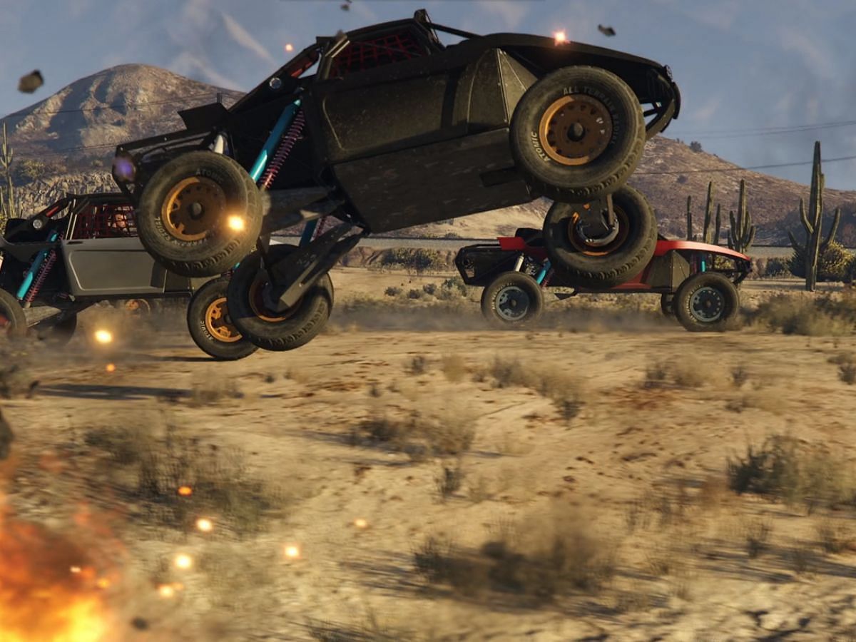 The Offroad buggy as seen in the trailer (Image via Rockstar Games)