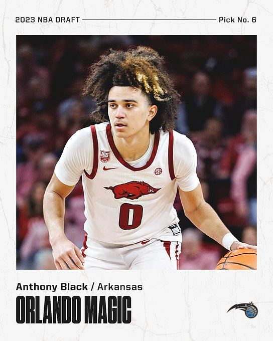 Orlando Magic picks Anthony Black, 6th draft pick