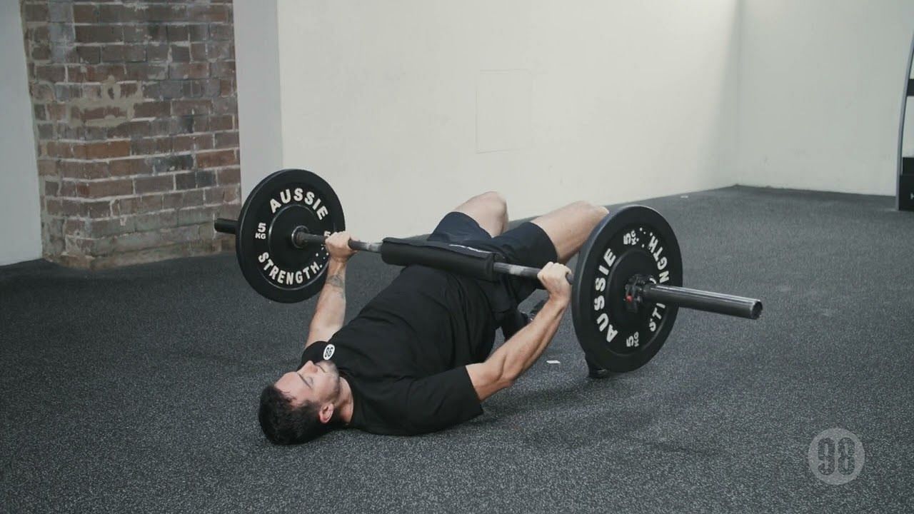 Muscles Targeted in this workout (image via youtube/98gym)