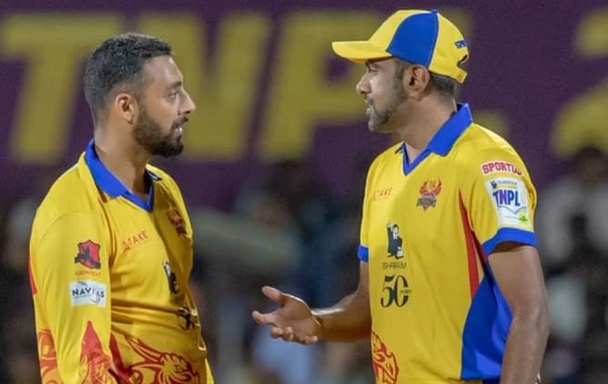"Glad we are at it for Dindigul Dragons" - Ravichandran Ashwin on working alongside Varun Chakravarthy in TNPL 2023