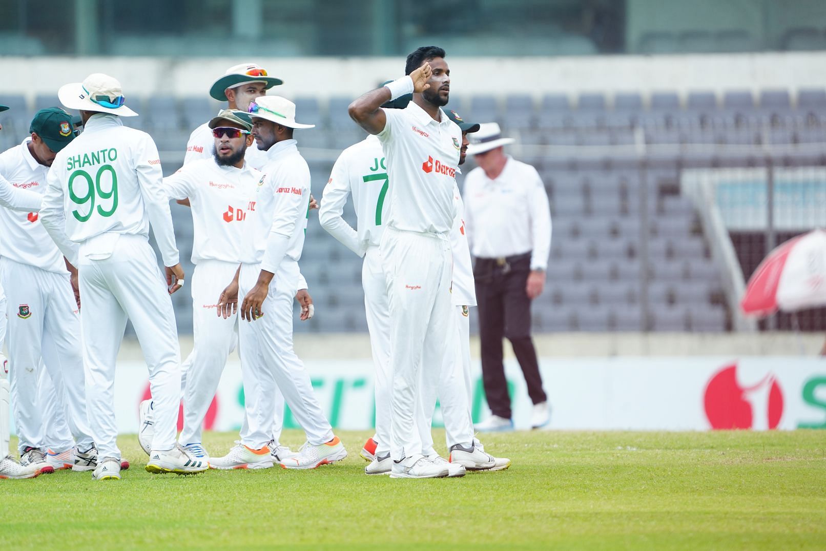 Bangladesh recorded a 546-run win against Afghanistan yesterday (Image: BCB/Twitter)