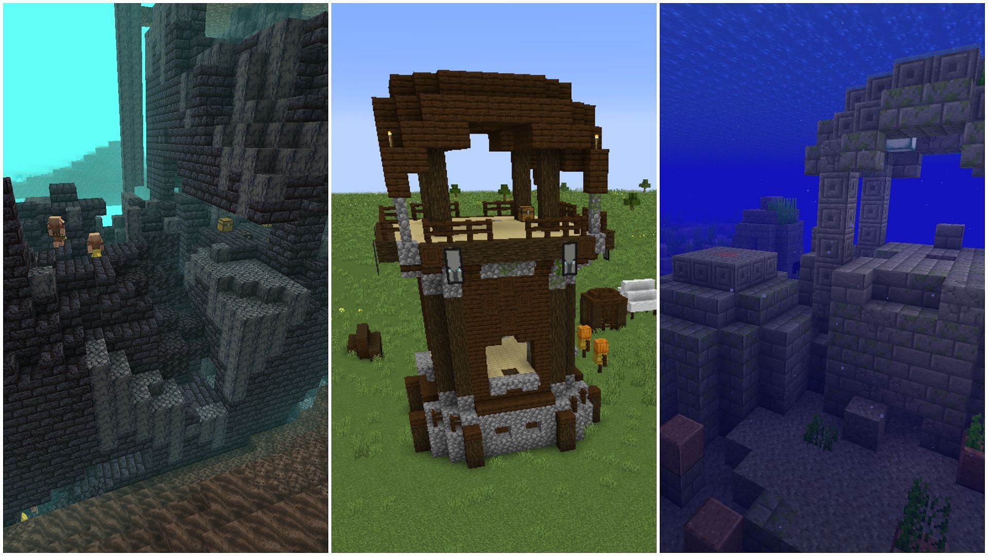 Smithing templates can be found in various structures in Minecraft (Image via Sportskeeda)