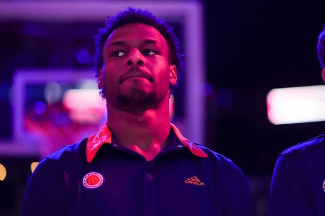 "He could be bigger than Bronny James": Baby Gronk's father makes a boisterous claim in comparison to Lebron James' son