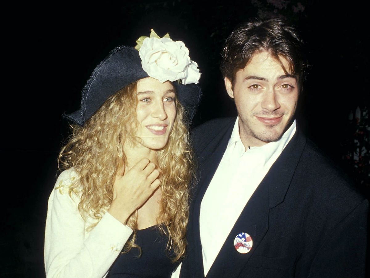 Sarah Jessica Parker and Robert Downey Jr first met on the set of Firstborn in 1984 (Image via Getty)