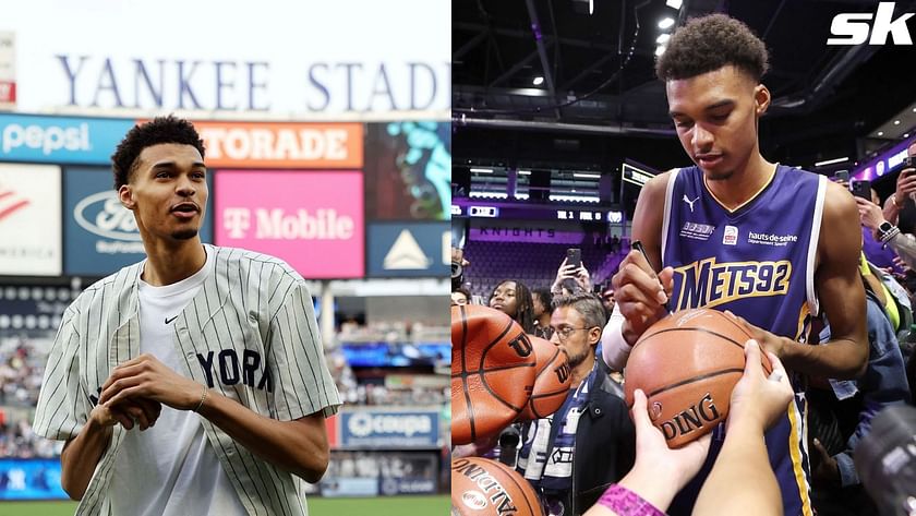 Victor Wembanyama throws out first pitch at Yankee Stadium