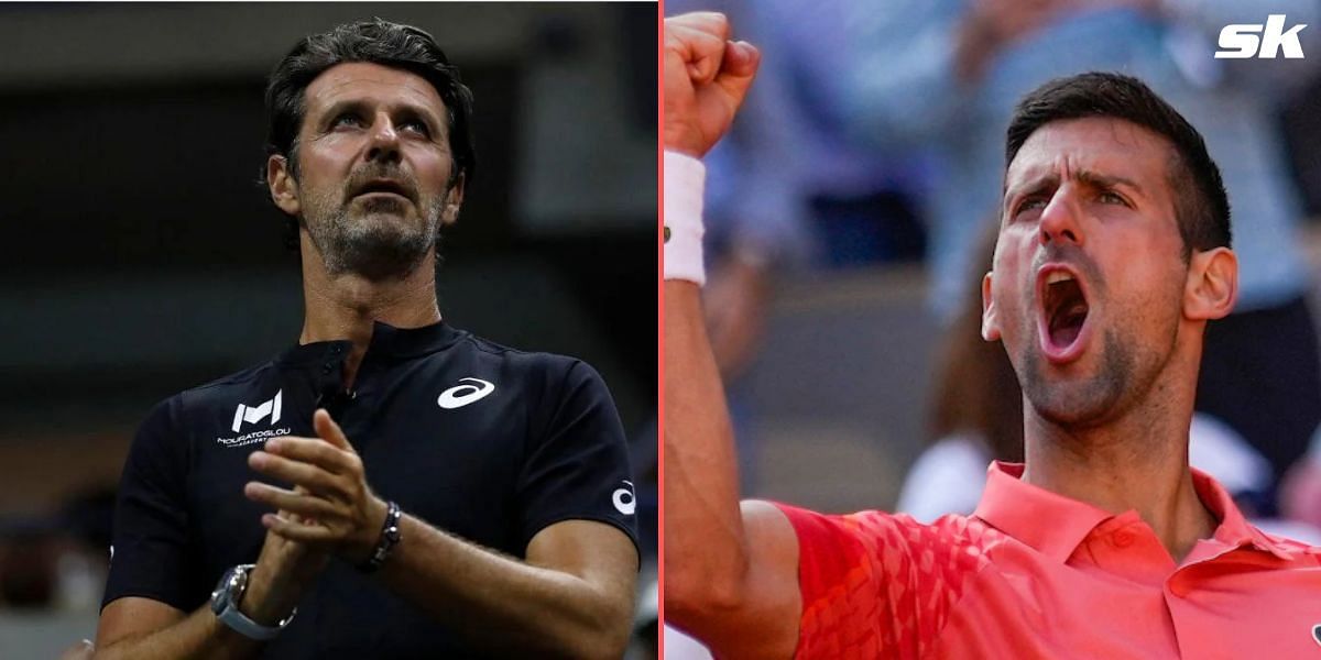 Patrick Mouratoglou and Novak Djokovic