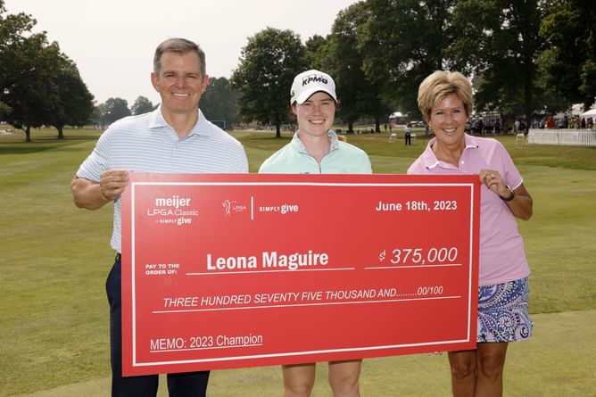 How much did Leona Maguire win at the Meijer LPGA Classic? LPGA Tour event’s prize money payouts explored
