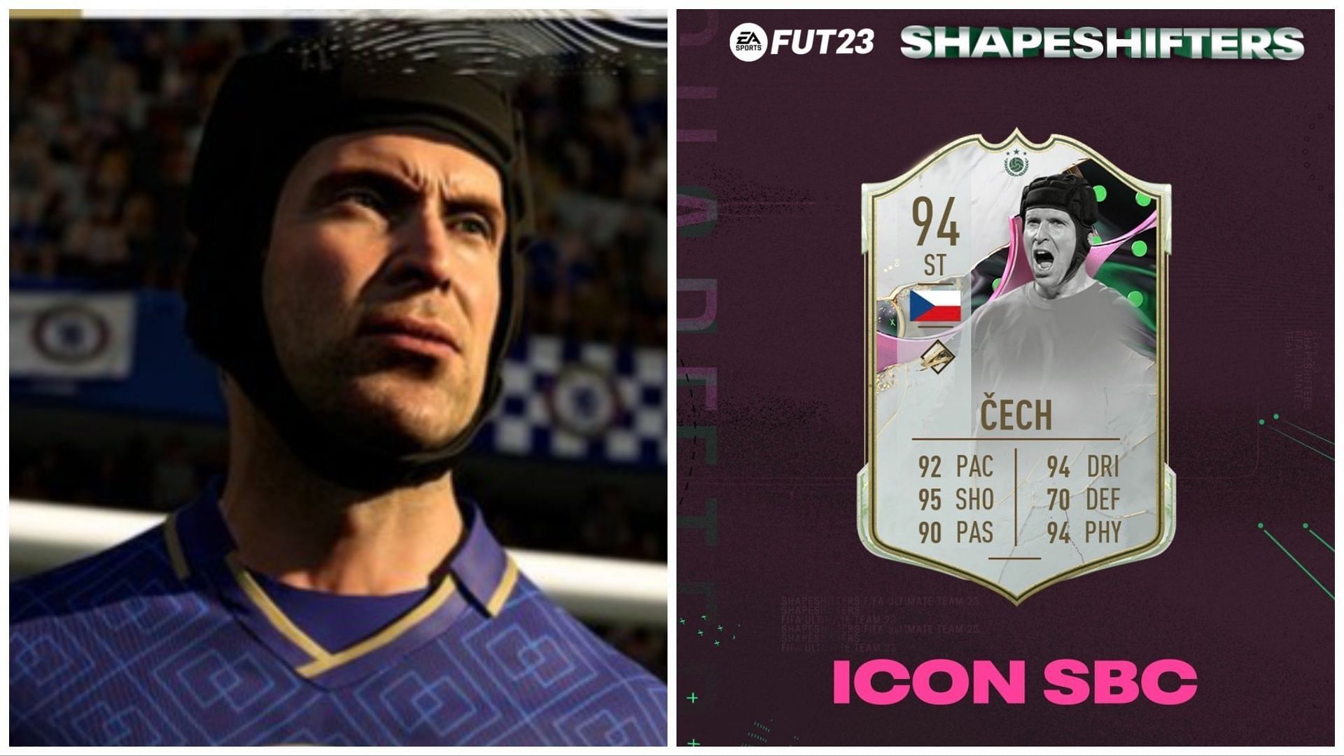 Shapeshifters Cech is now live in FIFA 23 (Images via EA Sports)