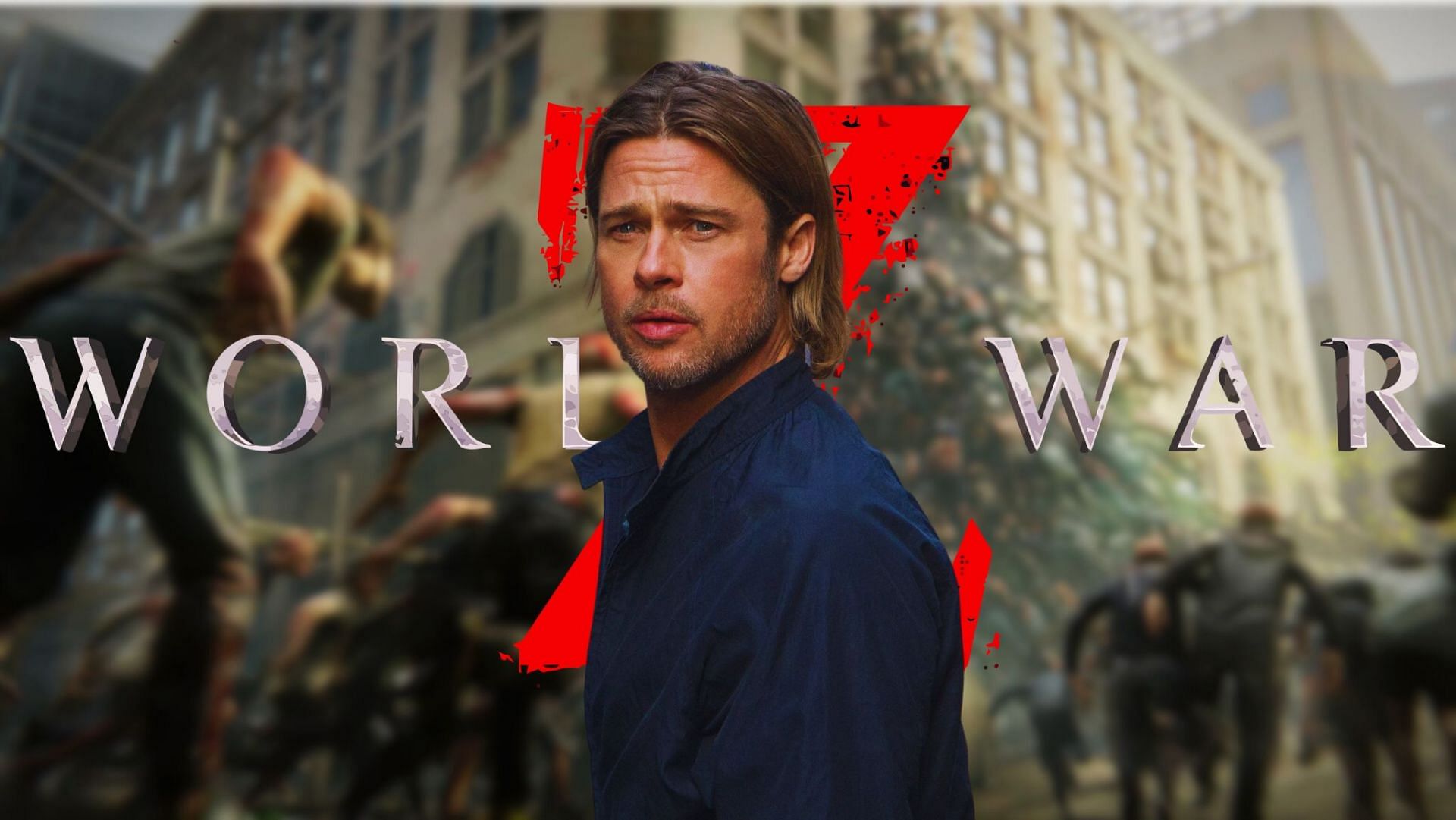 Brad Pitt amid a zombie horde: Is World War Z 2 lurking in the shadows or just a figment of imagination? (Image via Sportskeeda)