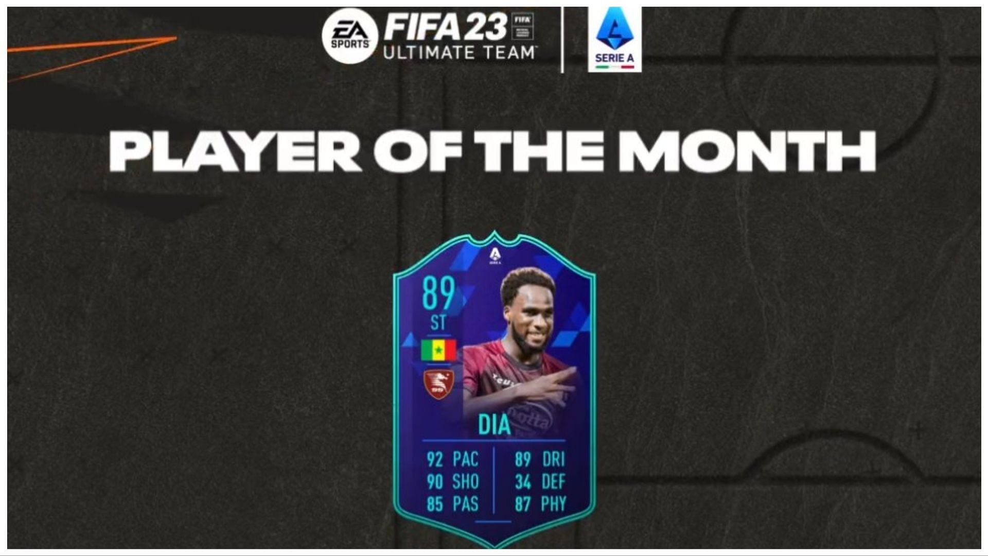 POTM Dia SBC is now live (Image via EA Sports)