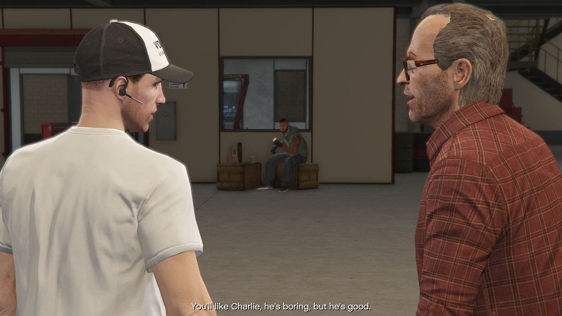 How Ron talks about Charlie (Image via GTA Wiki)