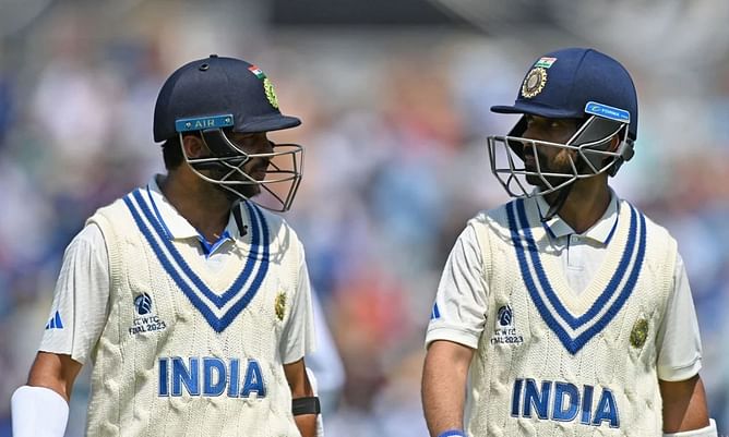 WTC Final : फैन ने रहाणे और ठाकुर की जोड़ी को बताया भारत की नई 'दीवार', ICC ने वीडियो शेयर करते हुए दी प्रतिक्रिया