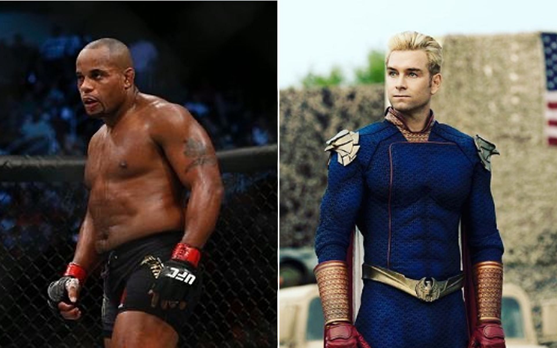 Daniel Cormier (L) and Antony Starr (R) - Images via Instagram