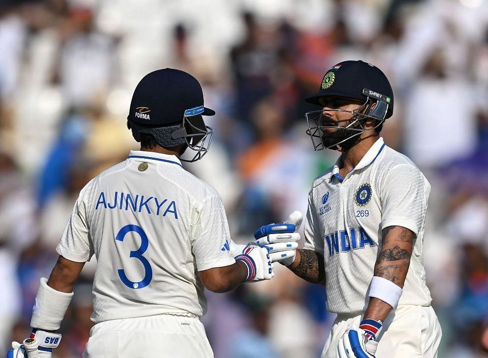 Ajinkya Rahane and Virat Kohli remained unbeaten on Day 4 for India [Getty Images]