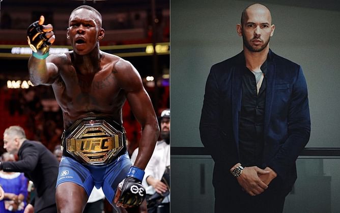 UFC star Israel Adesanya questions the legitimacy of the Andrew Tate case with a hilarious photo - "Is this how he was charged?"