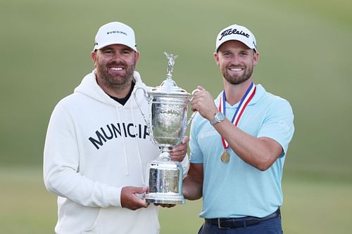 Wyndham Clark and Jon Ellis at the U.S. Open 2023 (via Getty Images)