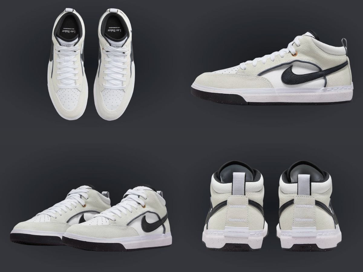 Nike sb react leo Leo Baker x Nike SB React Leo “White Black” shoes