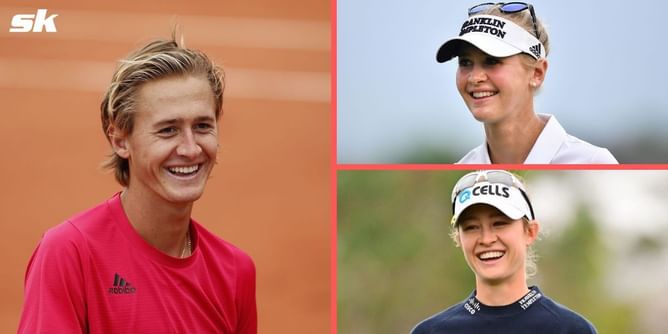 Sebastian Korda challenges sisters Jessica Korda and Nelly Korda to golf ahead of Wimbledon 2023